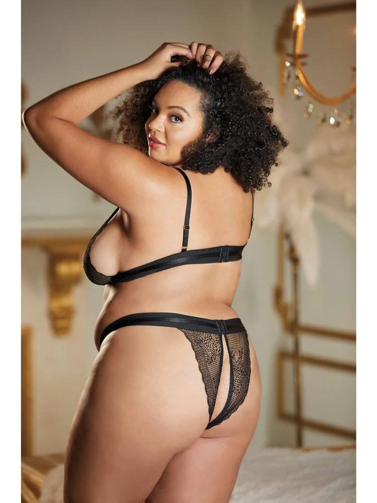 Allure Starr Peek-A-Boo Bralette & Panty - Image 6