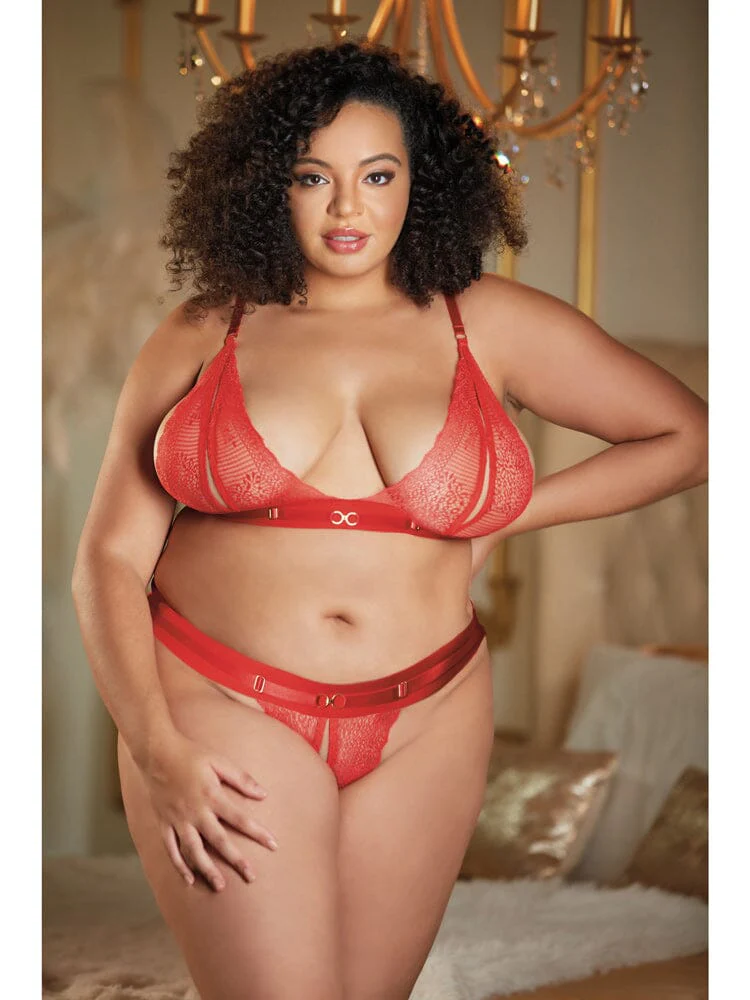 Allure Starr Peek-A-Boo Bralette & Panty - Image 7