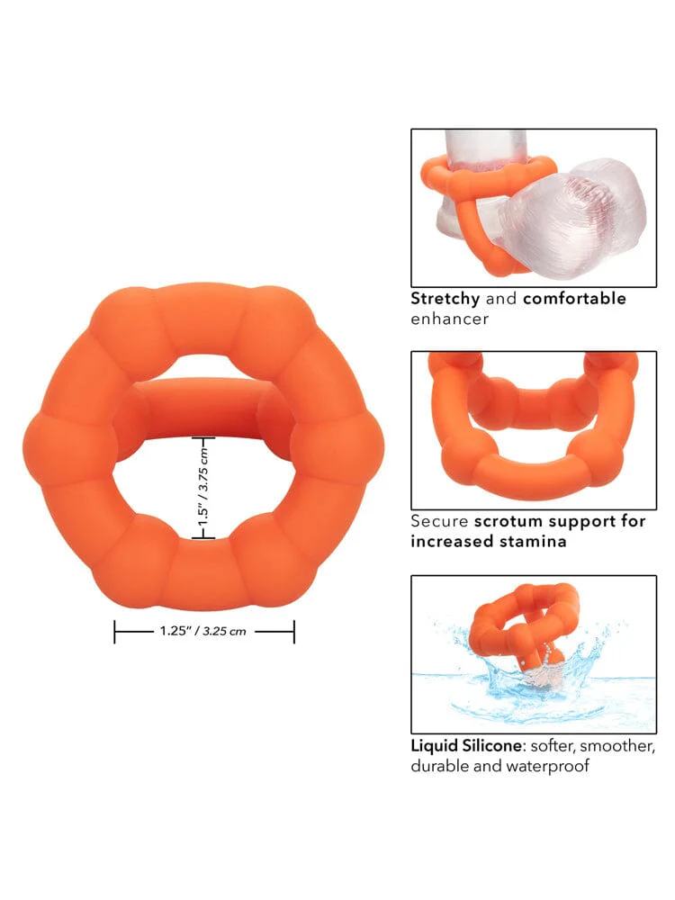 Alpha Liquid Silicone All Star Dual Ring - Image 2