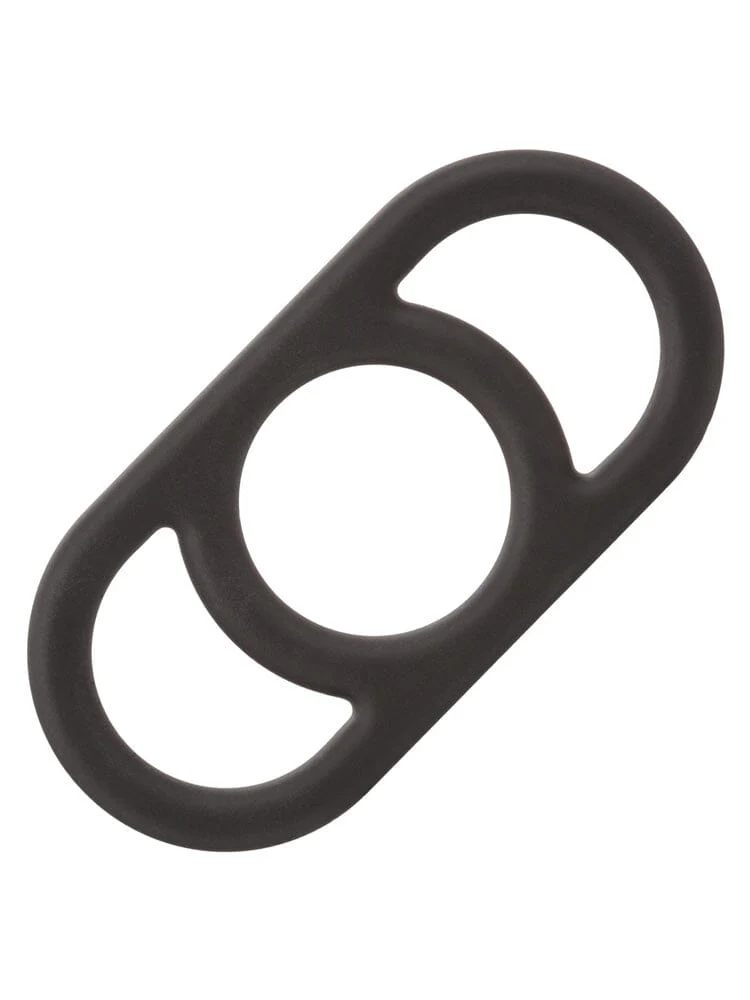 Alpha Liquid Silicone Commander Black Erection Ring