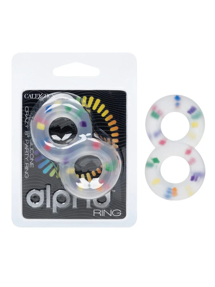 Alpha Liquid Silicone Crazy 8 Party Ring - Image 2