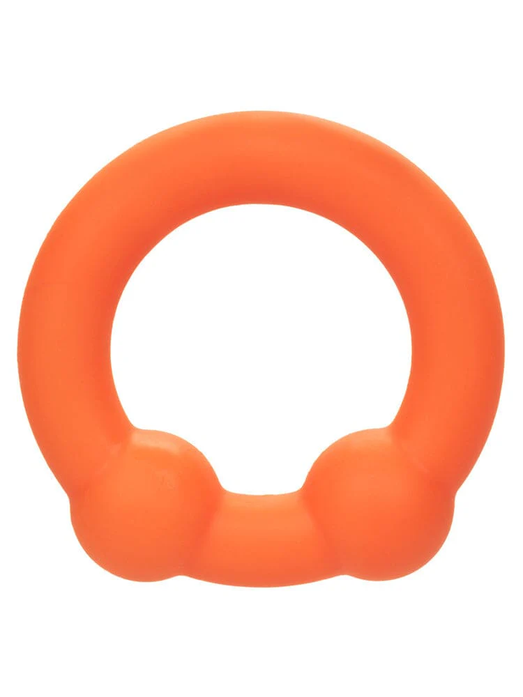 Alpha Liquid Silicone Dual Ball Cock Ring