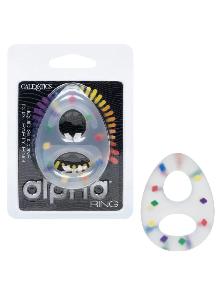 Alpha Liquid Silicone Dual Party Ring - Image 2