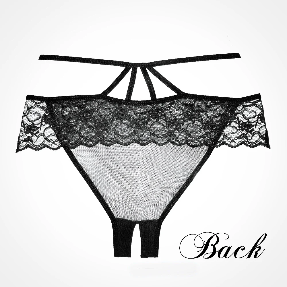 Adore Angel Crotchless Sheer Mesh Panty - Image 2