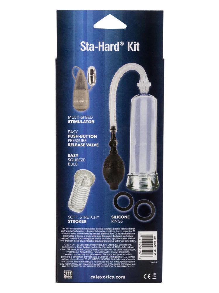 Apollo Sta-Hard Penis Pump & Erection Kit - Image 3