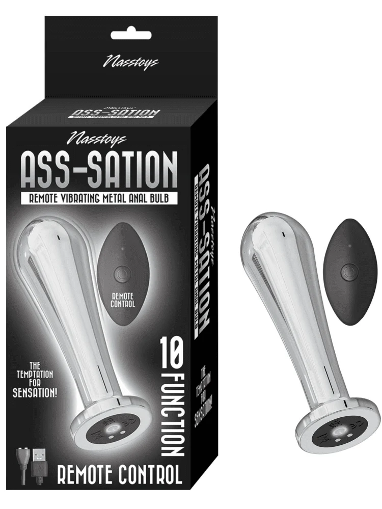 Ass-sation Remote Vibrating Metal Anal Bulb - Image 3