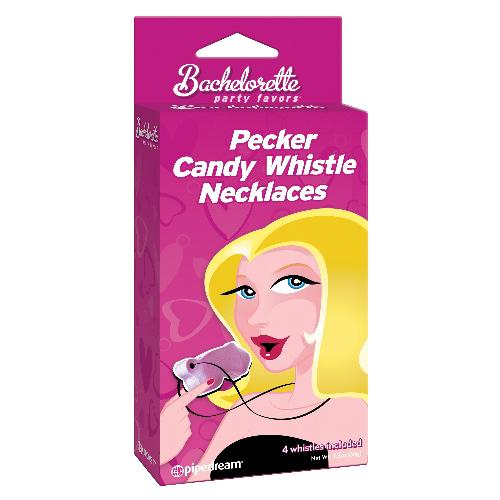 Bachelorette Party Pecker Candy Whistle Necklaces