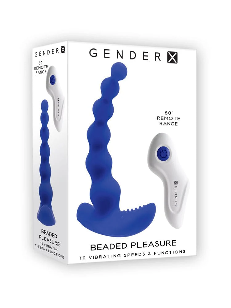 Beaded Pleasure Remote Silicone Vibrator - Image 3