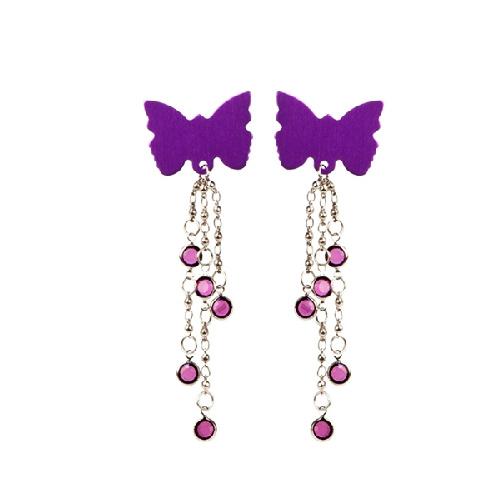 Body Charms Butterfly Shaped Nipple Jewelry - Image 3