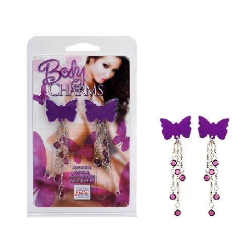 Body Charms Butterfly Shaped Nipple Jewelry - Image 4