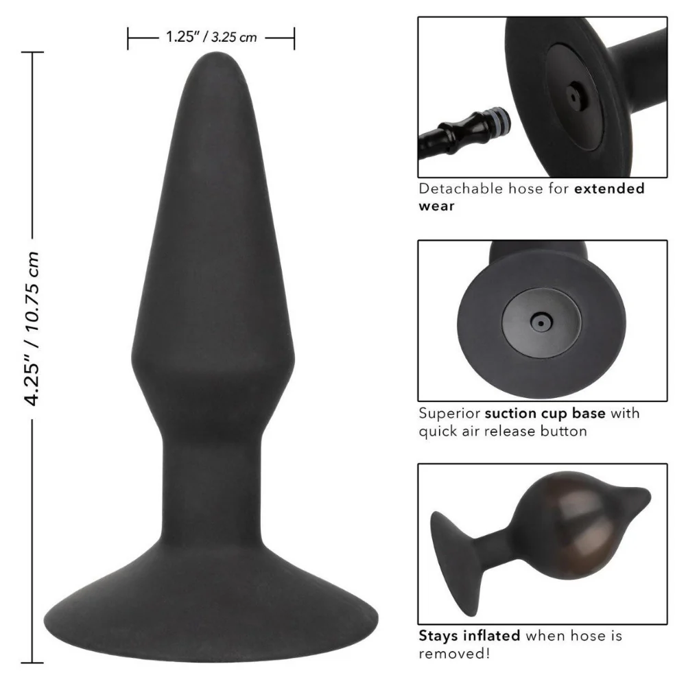 Silicone Inflatable Anal Plug - Image 3