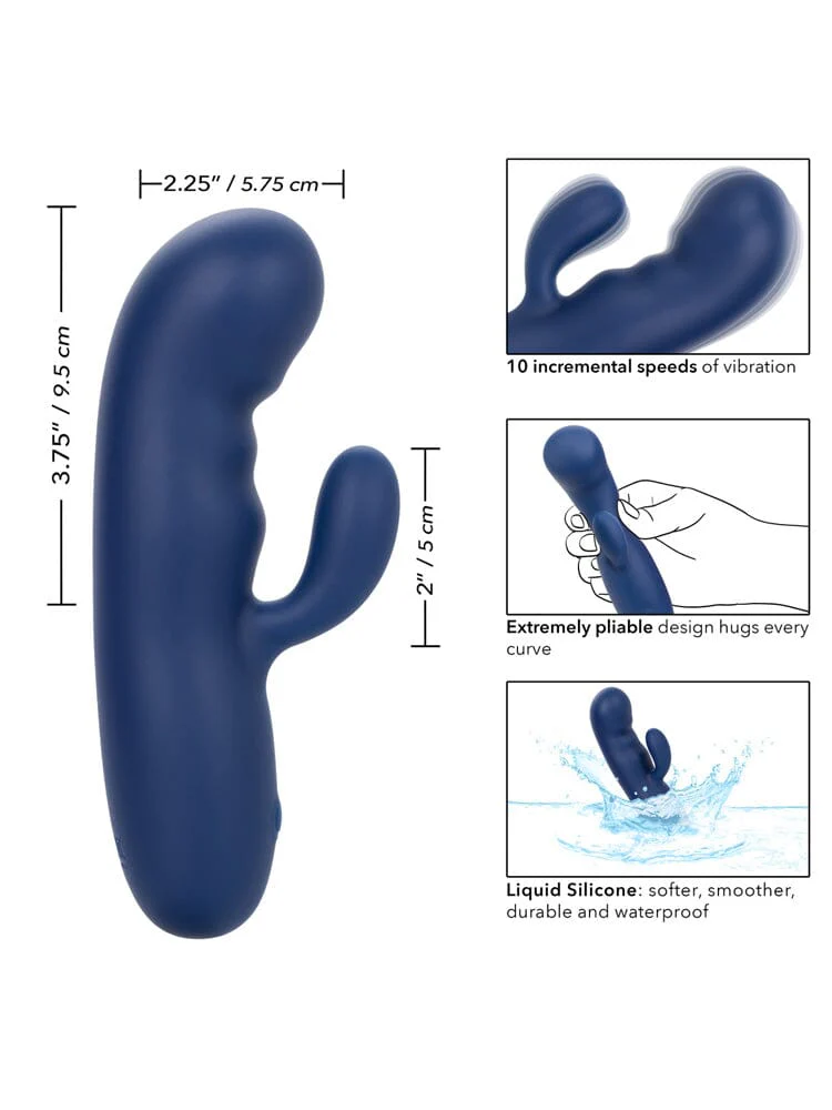 Cashmere Silk Duo G-Spot Rabbit Vibrator - Image 2