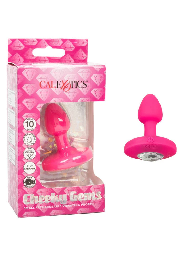 Cheeky Gems Rechargeable Vibrating Plug - Image 4