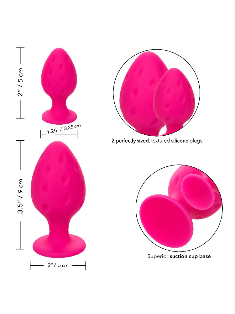 Cheeky Silicone Butt Plug Anal Kit - Image 2
