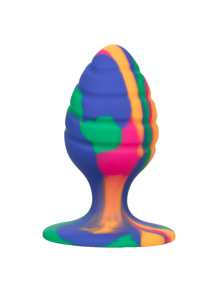 Cheeky Swirl Tie-Dye Anal Plug