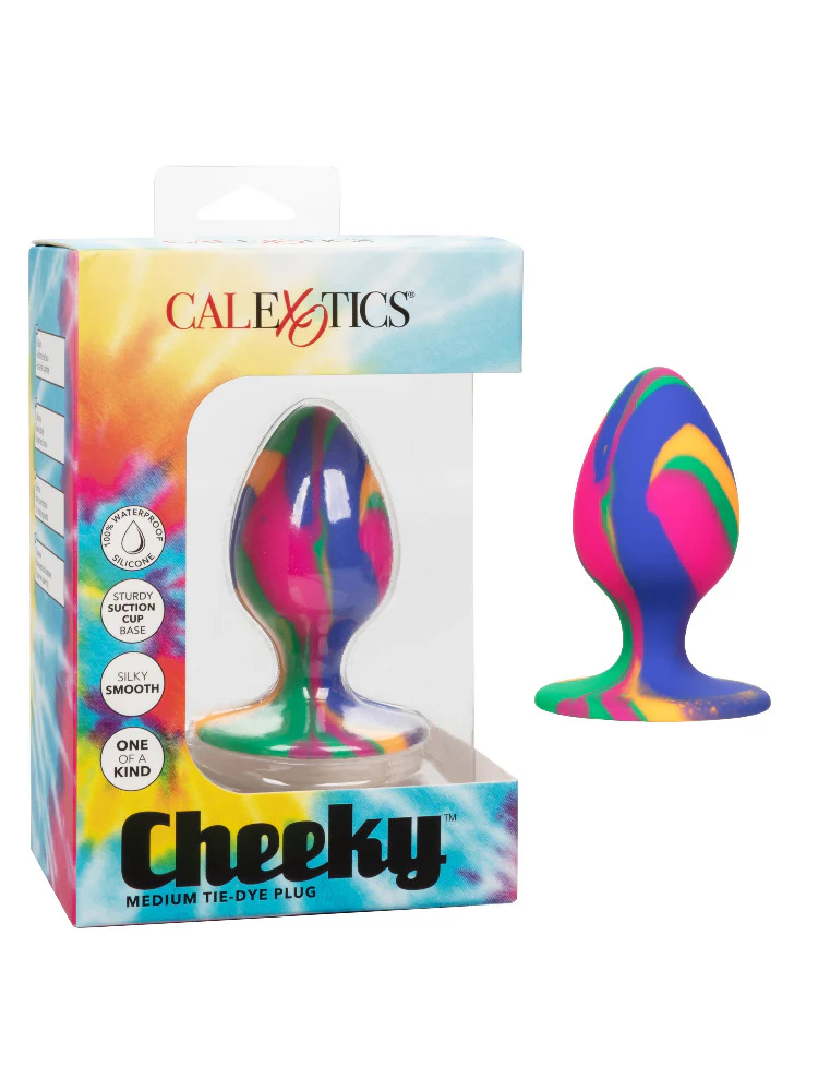 Cheeky Tie-Dye Anal Plug - Image 3