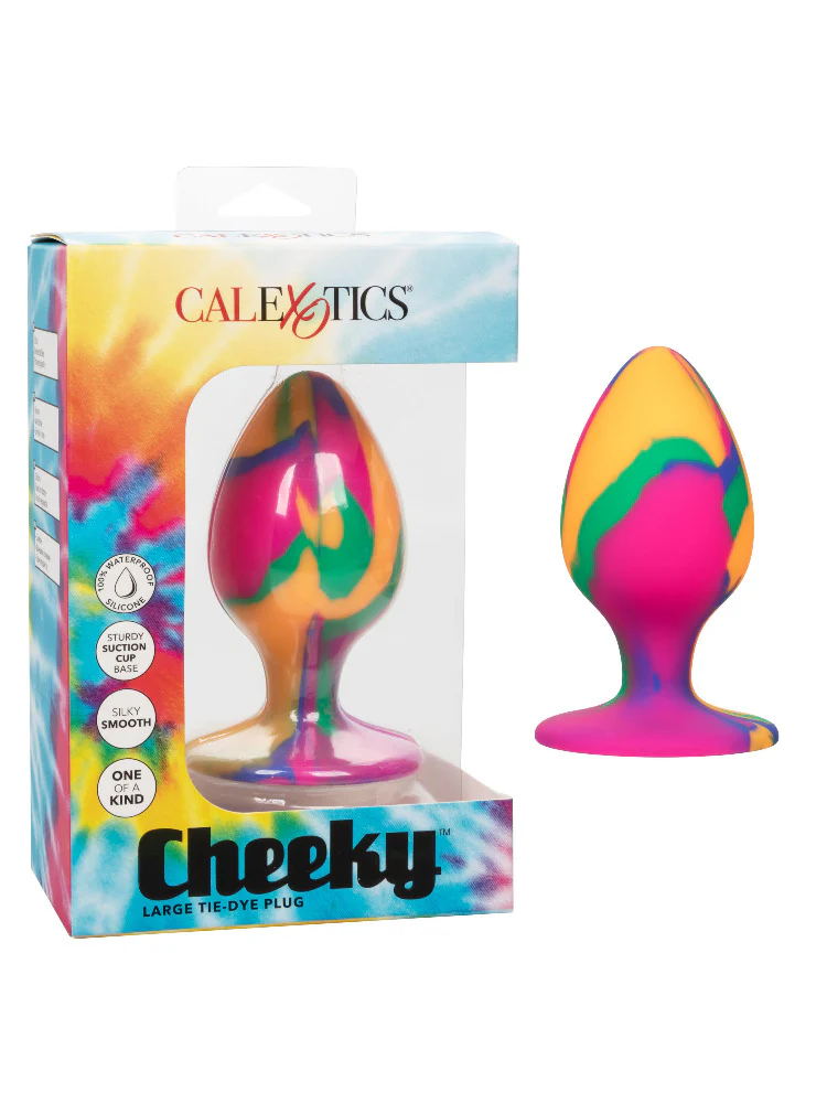 Cheeky Tie-Dye Anal Plug - Image 6