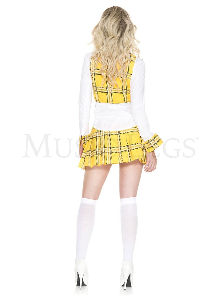 Clueless School Girl - 4 Piece Costume M/L - Image 2