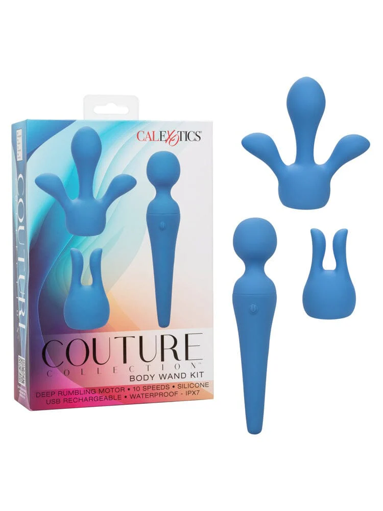 Couture Collection Premium Silicone Body Wand Massager Kit - Image 2