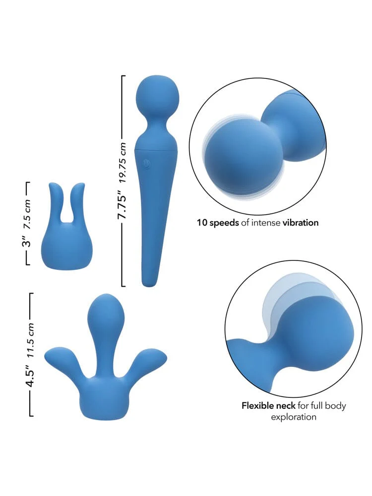 Couture Collection Premium Silicone Body Wand Massager Kit - Image 3