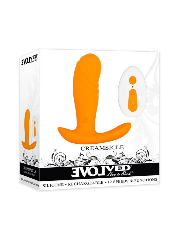 Creamsicle Silicone Wearable Remote Vibe - Image 2