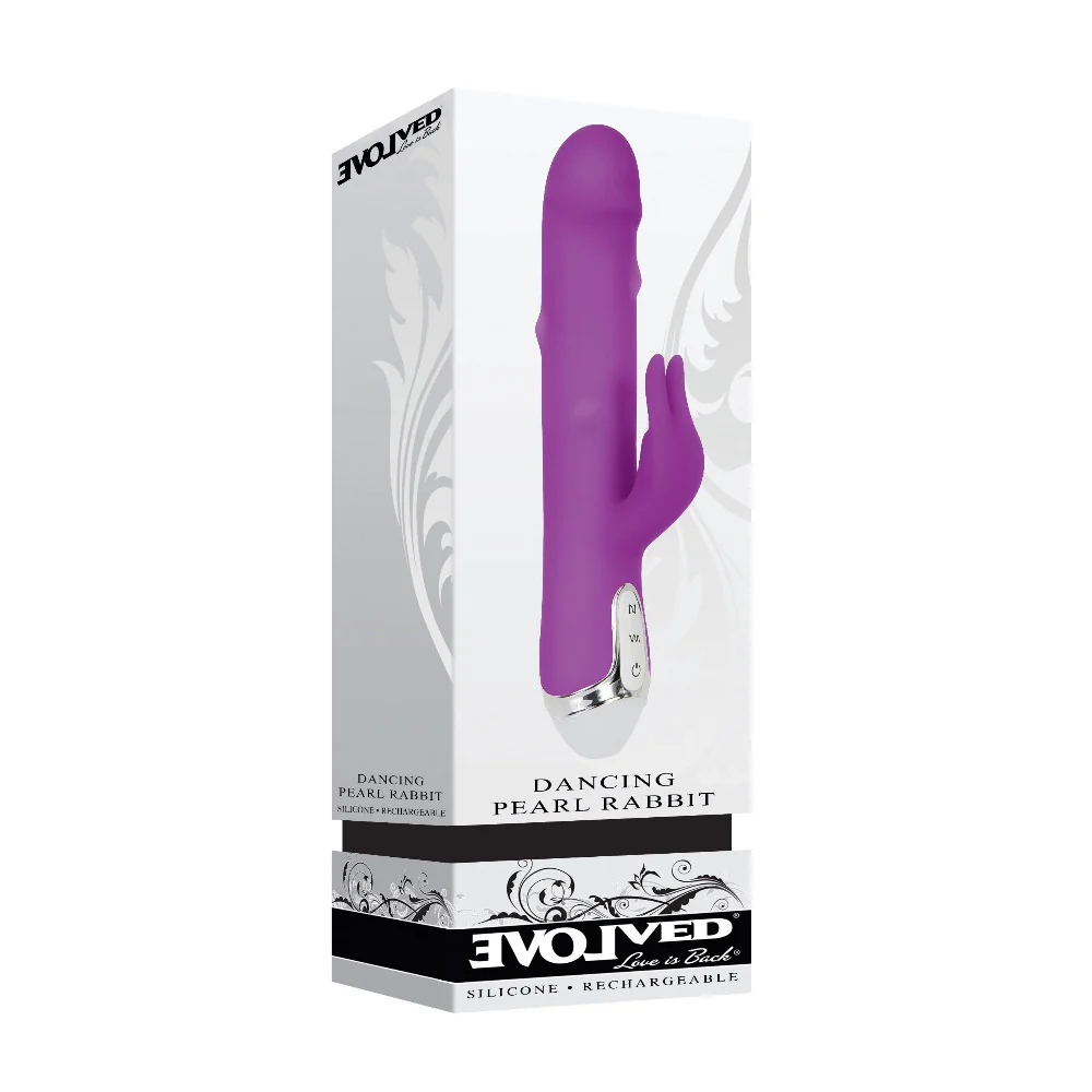 Dancing Pearl Beaded Rabbit Vibrator - Image 2