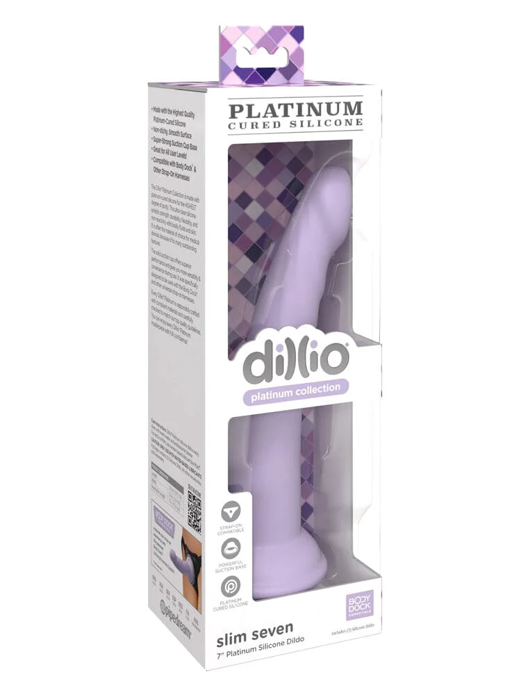 Dillio Platinum Silicone Slim Seven Dildo - Image 2