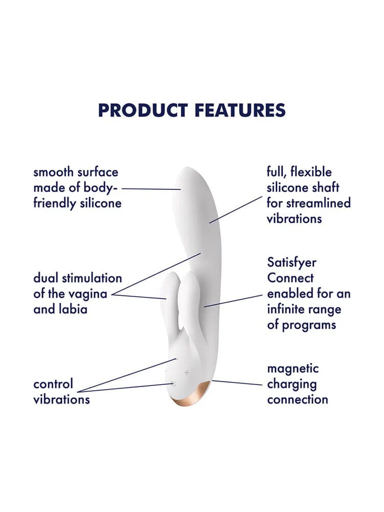 Double Flex Connect App Rabbit Vibrator - Image 7