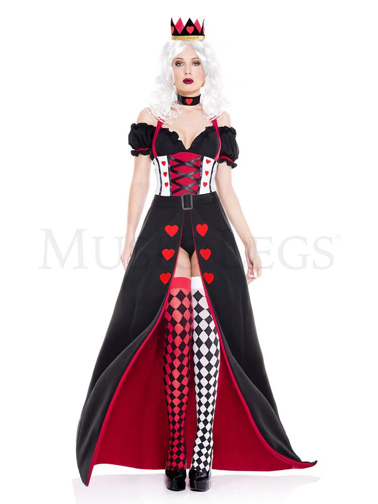 Enchanting Royal Heart Queen - 5 Piece Costume