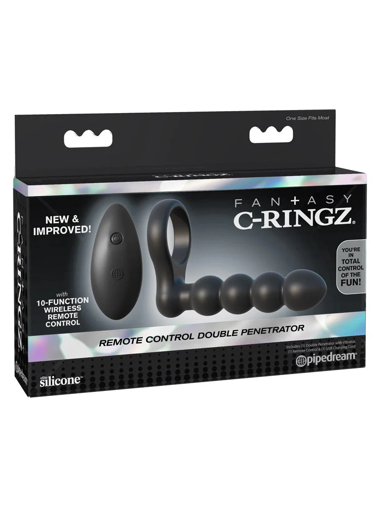 Fantasy C-Ringz Remote Double Penetrator