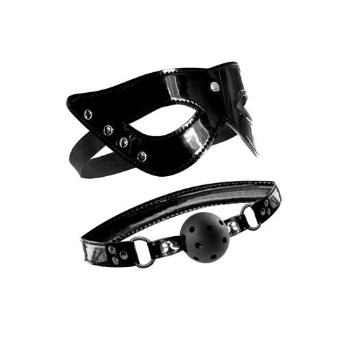 Fetish Fantasy Masquerade Mask & Ball Gag