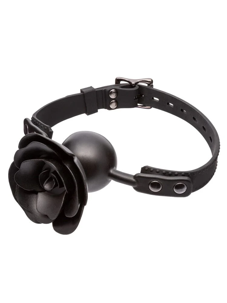 Forbidden Silicone Removable Rose Ball Gag