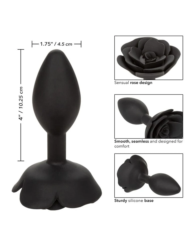 Forbidden Rose Silicone Anal Plug - Image 5