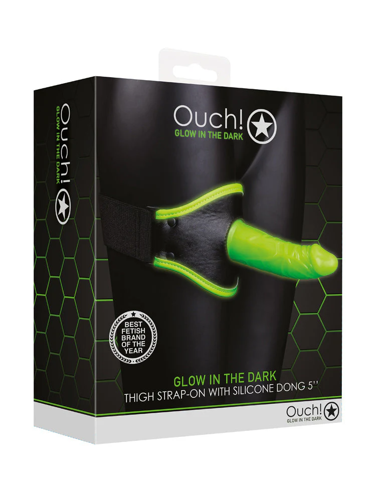 OUCH! Glow In The Dark Thigh Strap-On - Image 3