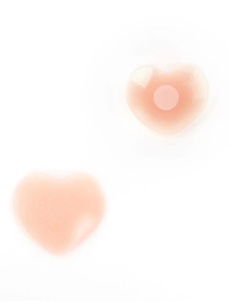 Heart Shaped Invisible Silicone Nipple Covers - Image 2