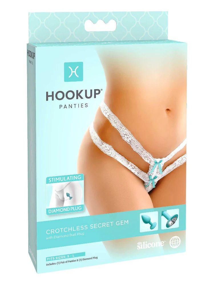 Hookup Crotchless Secret Gem Panties Set - Image 9