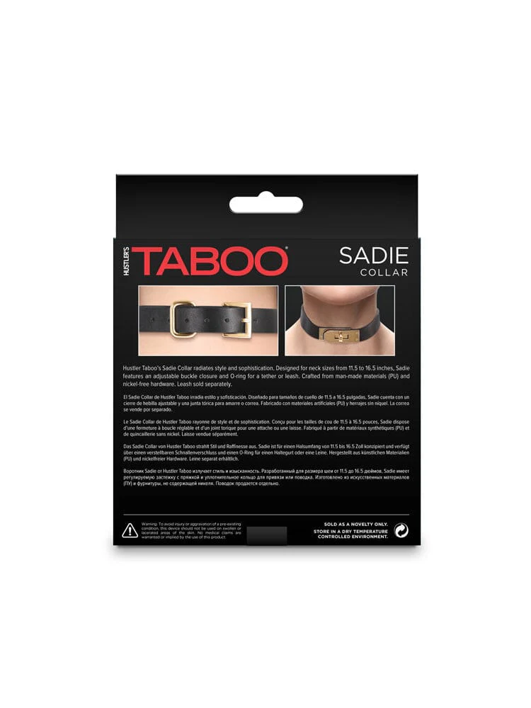 Hustler Taboo Bondage Sadie Adjustable Fashion Collar - Image 3