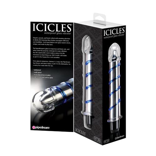 Icicles No. 20 Waterproof Glass Vibrator - Image 2
