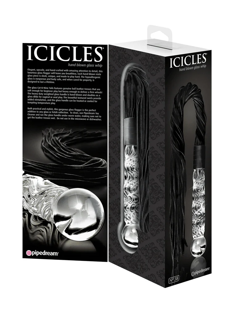 Icicles No. 38 Dildo Flogger - Image 3