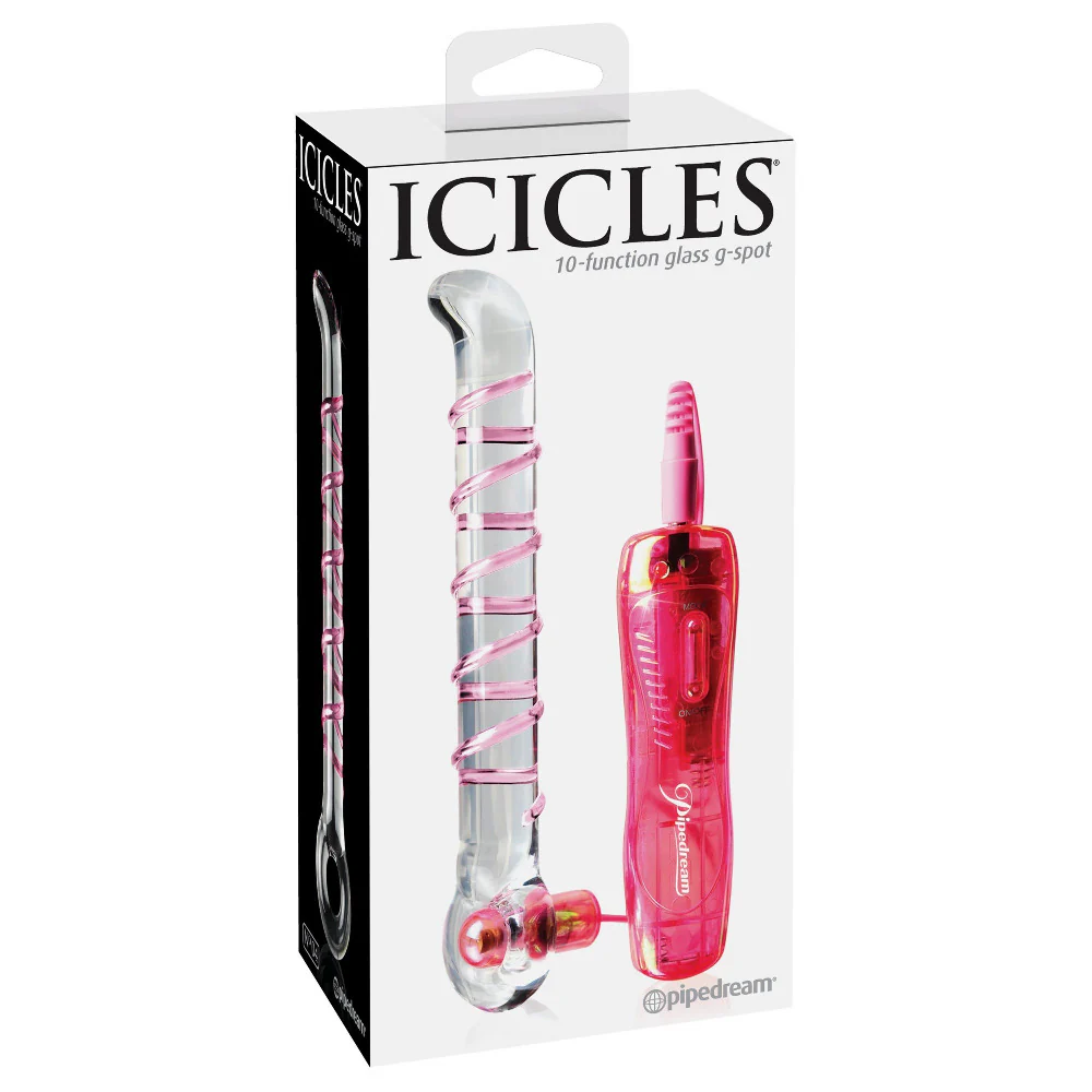 Icicles No. 4 Glass G-Spot Vibrator - Image 2