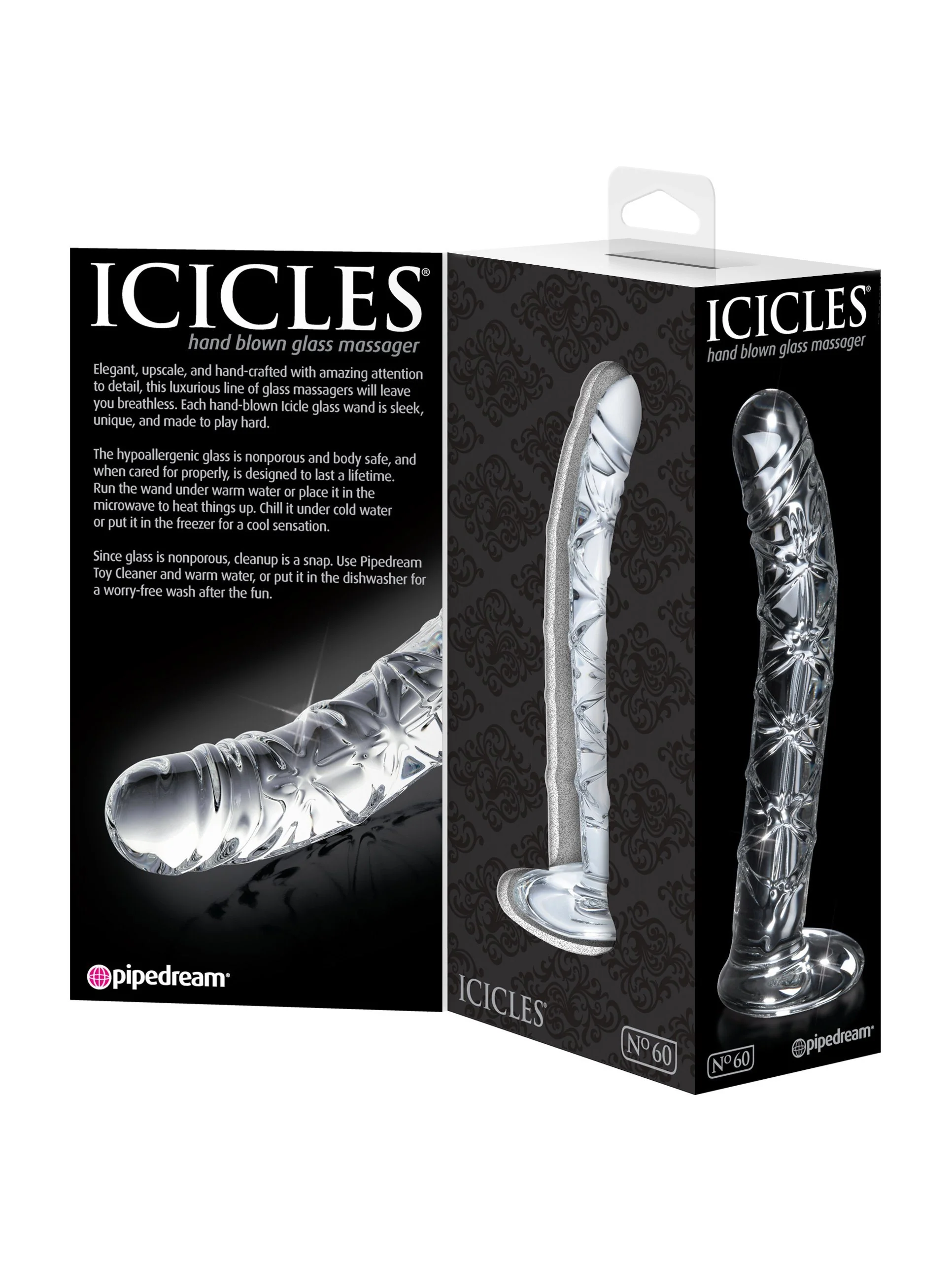 Icicles No. 60 Glass Dildo Massager - Image 3
