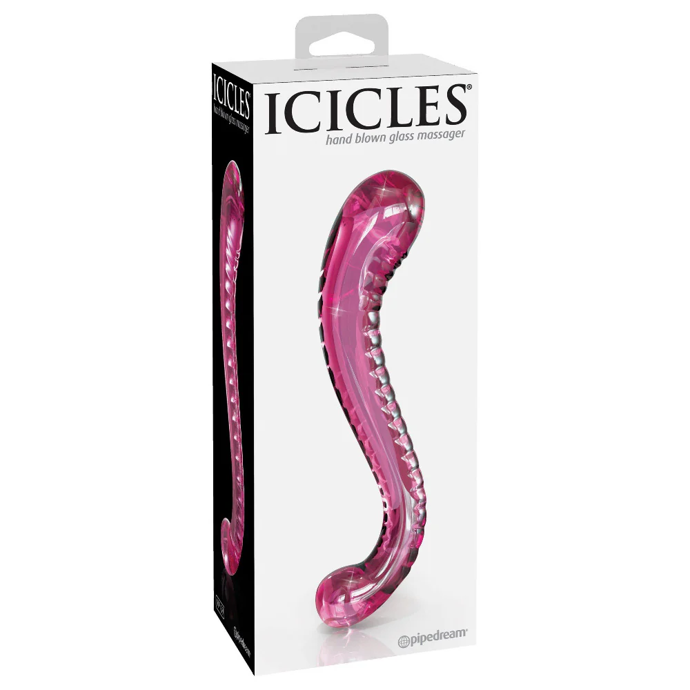 Icicles No. 69 Glass Dual Ended Massager - Image 3