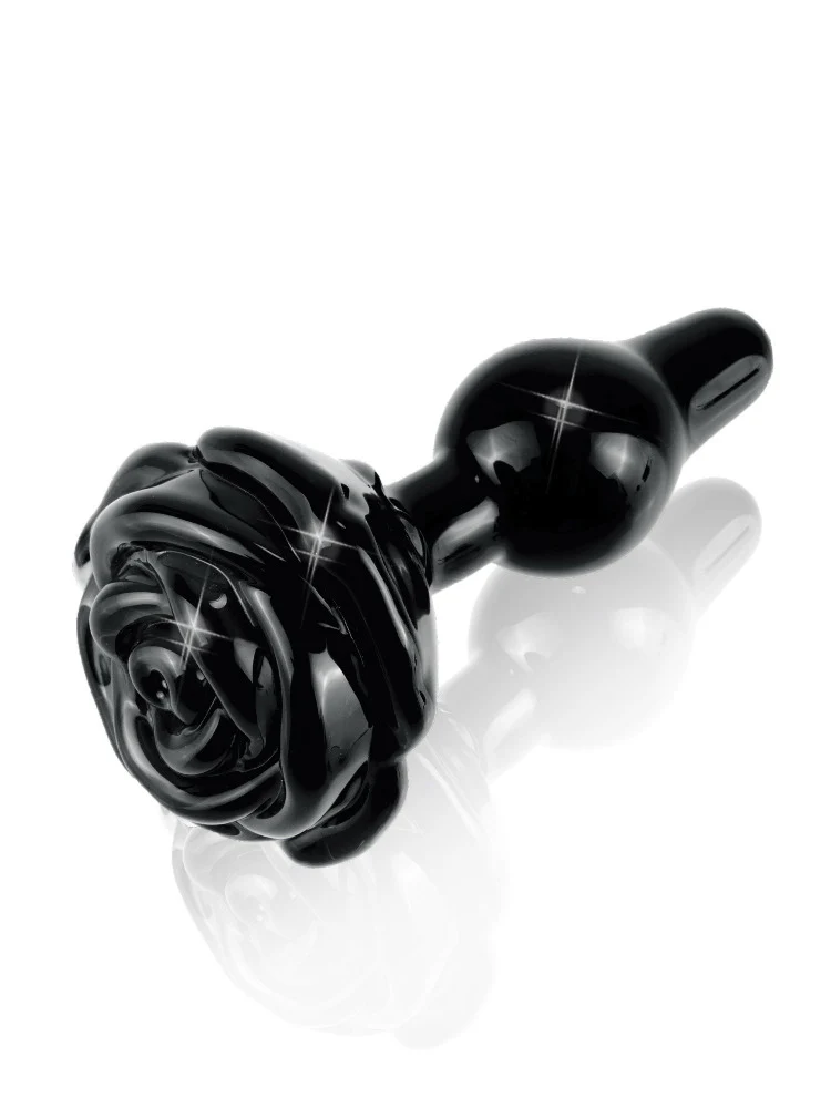 Icicles No. 77 Black Glass Butt Plug