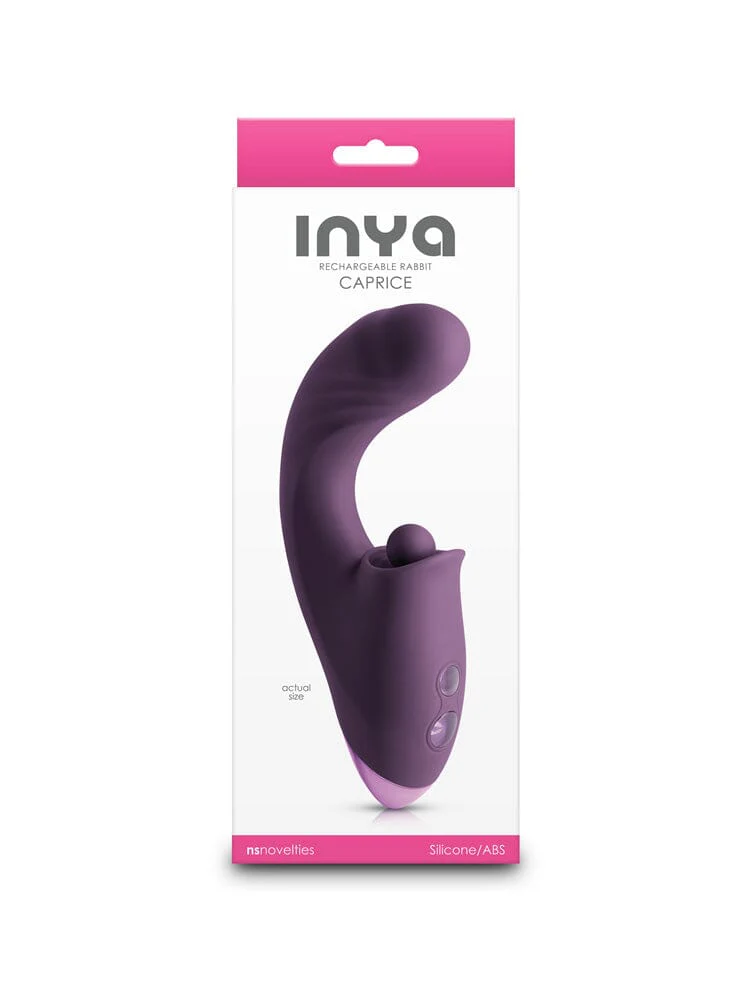 INYA Caprice Purple Dual Stimulation G-Spot Rabbit Vibrator - Image 2