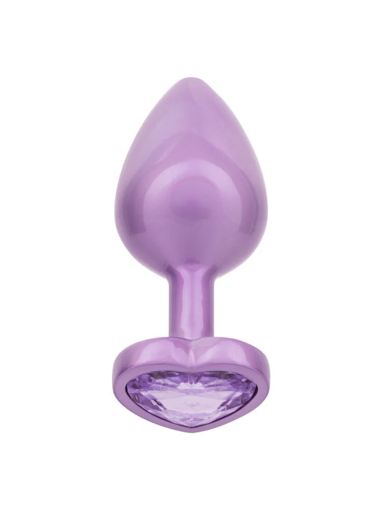 Jewel Large Amethyst Heart Plug