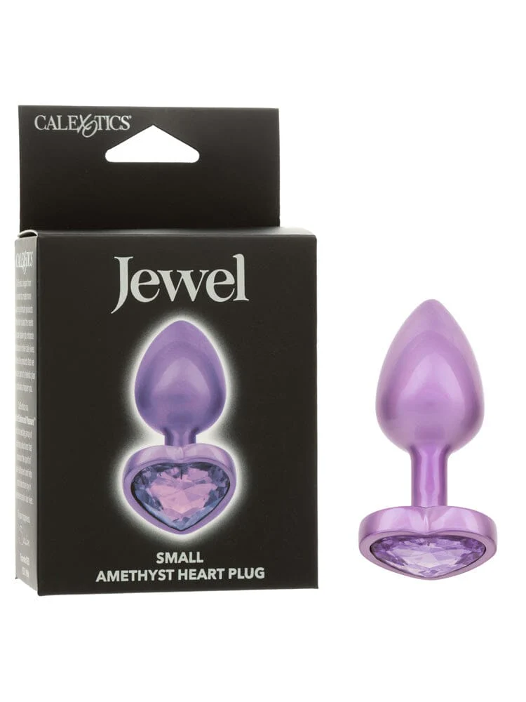 Jewel Small Amethyst Heart Plug - Image 2