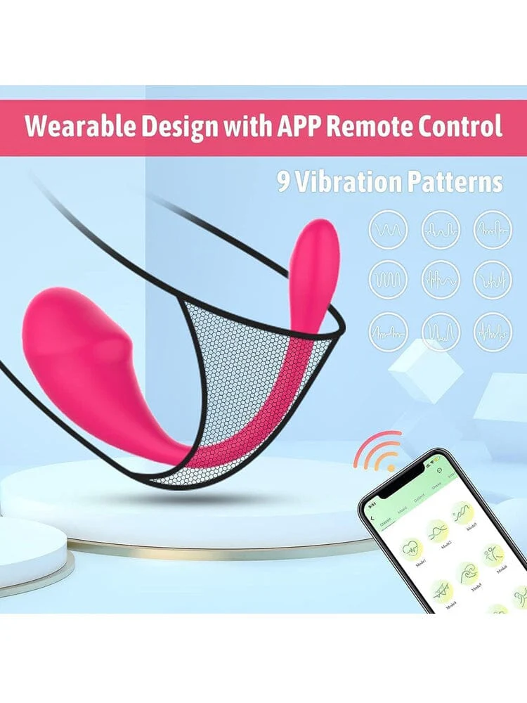 Jumping Egg Silicone Wearable Vibrator with App Control - Image 3