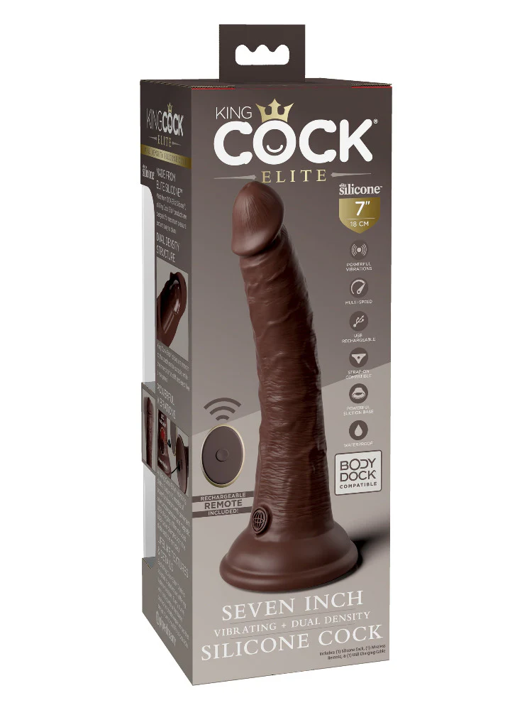King Cock Elite Dual Density Silicone Cock - Image 16