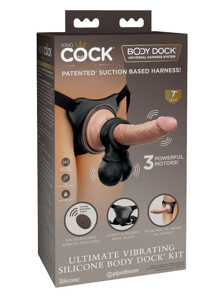 Ultimate Vibrating Silicone Body Dock Kit - Image 3