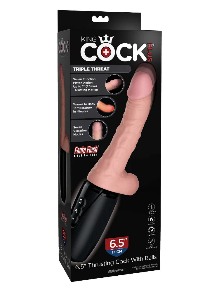 King Cock Plus Thrusting Cock with Balls - Image 2